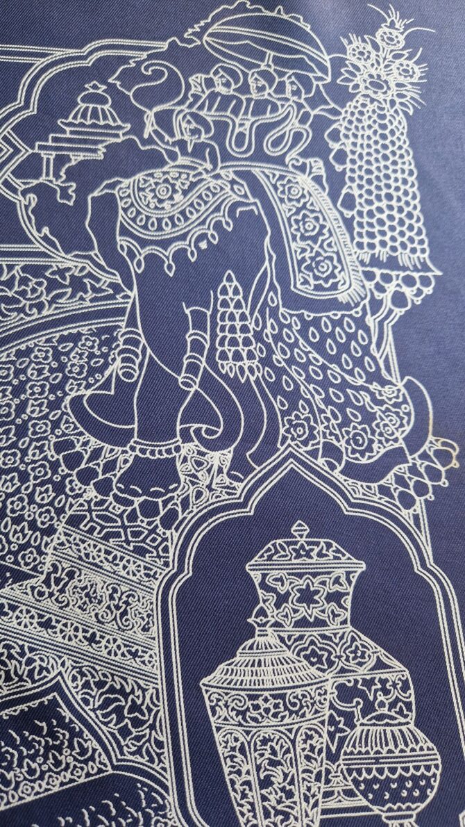 Carré Hermès Trésors des maharadjahs par Catherine Baschet 1996 – Image 6