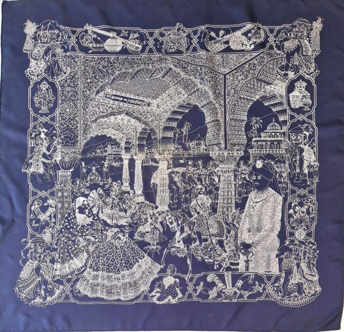 Carré Hermès Trésors des maharadjahs