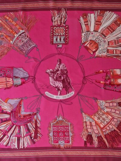 Cuirs du désert foulard hermès par françoise de la pérrière