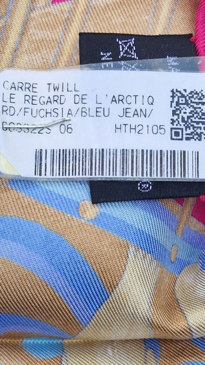 Carré Hermès Le regard de l'arctique dessiné par Antoine Tzapoff 2019 – Image 8