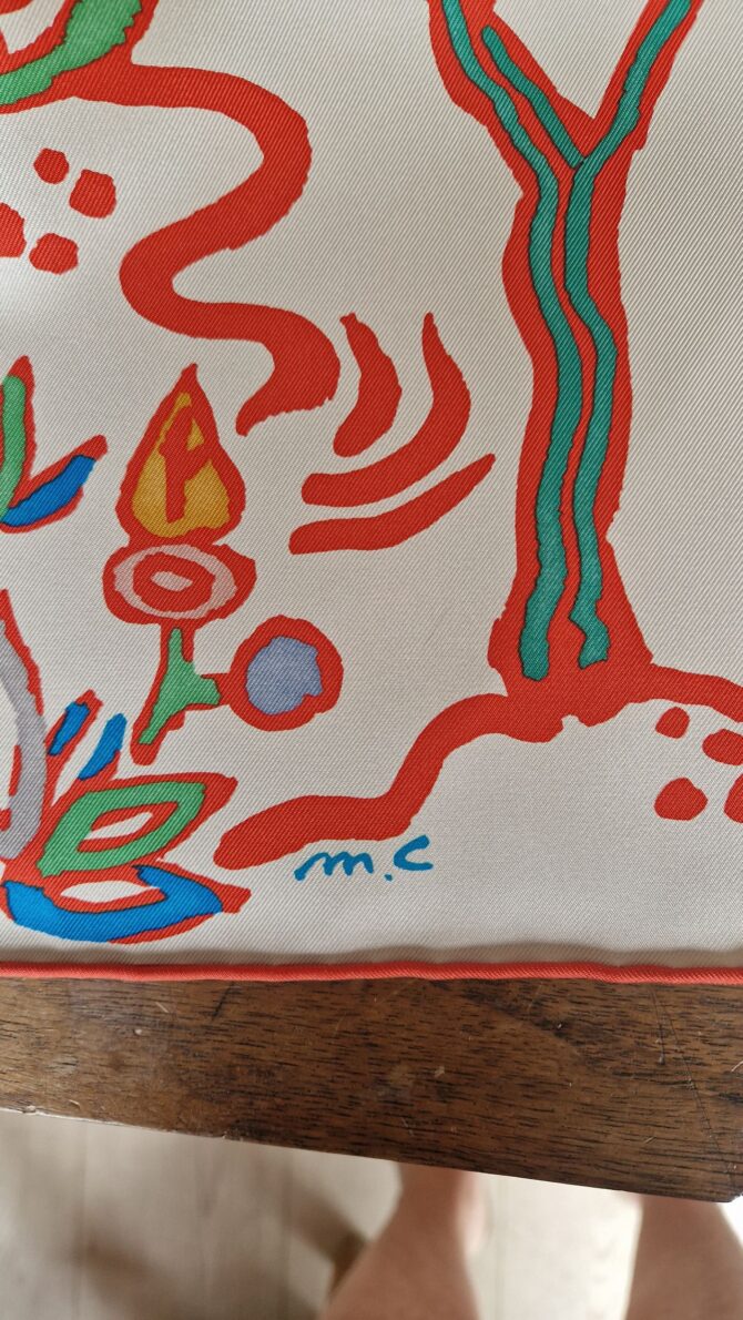 Carré Hermès Isola di primavera par Mathieu Cossé 2021 – Image 7