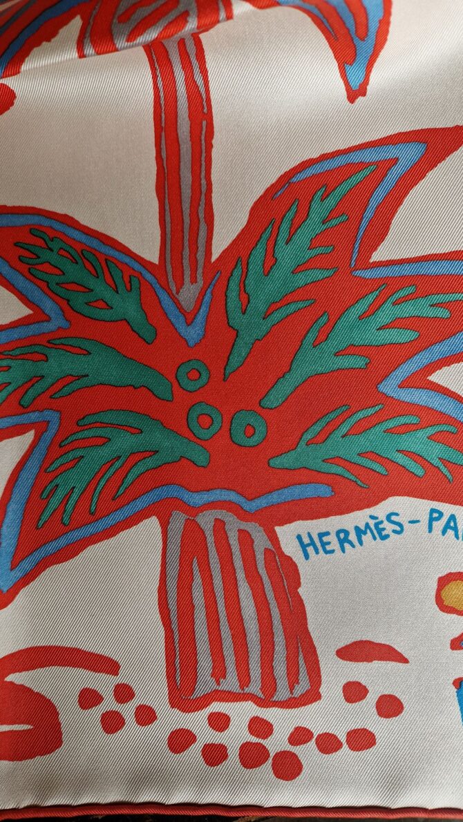 Carré Hermès Isola di primavera par Mathieu Cossé 2021 – Image 4
