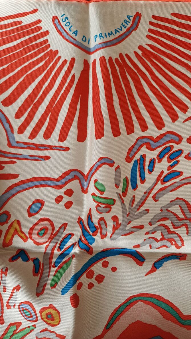 Carré Hermès Isola di primavera par Mathieu Cossé 2021 – Image 5
