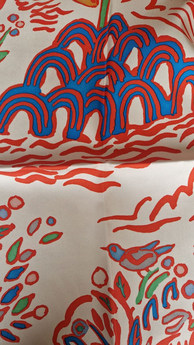 Carré Hermès Isola di primavera par Mathieu Cossé 2021 – Image 6