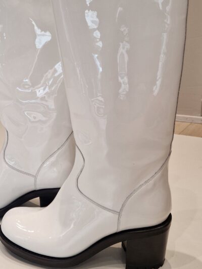 bottes cuir verni free lance