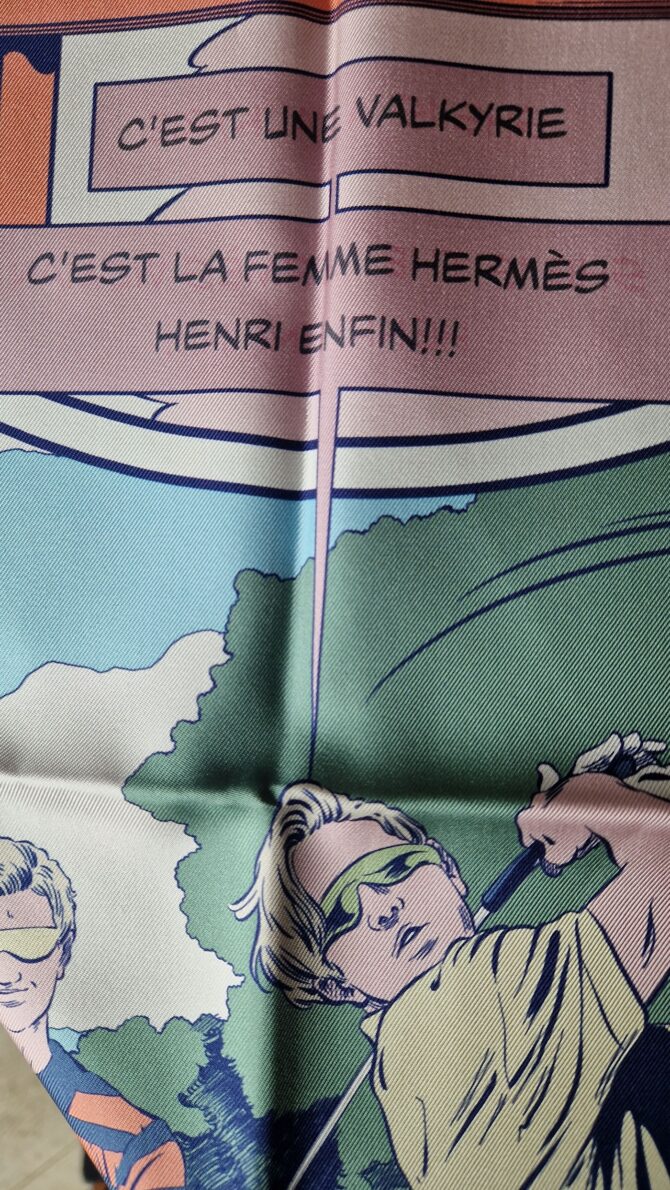 Carré Hermès double face Wow à l'état neuf avec son étiquette – Image 6