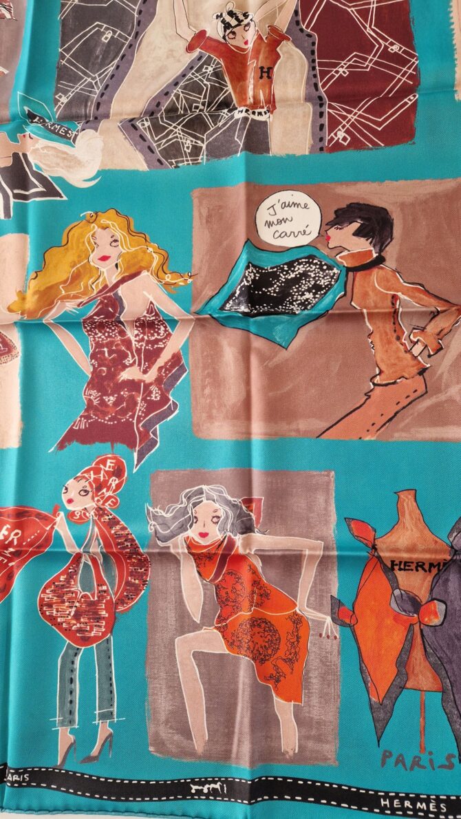 Carré Hermès J'aime mon carré par Keng Saw en 2011 – Image 2