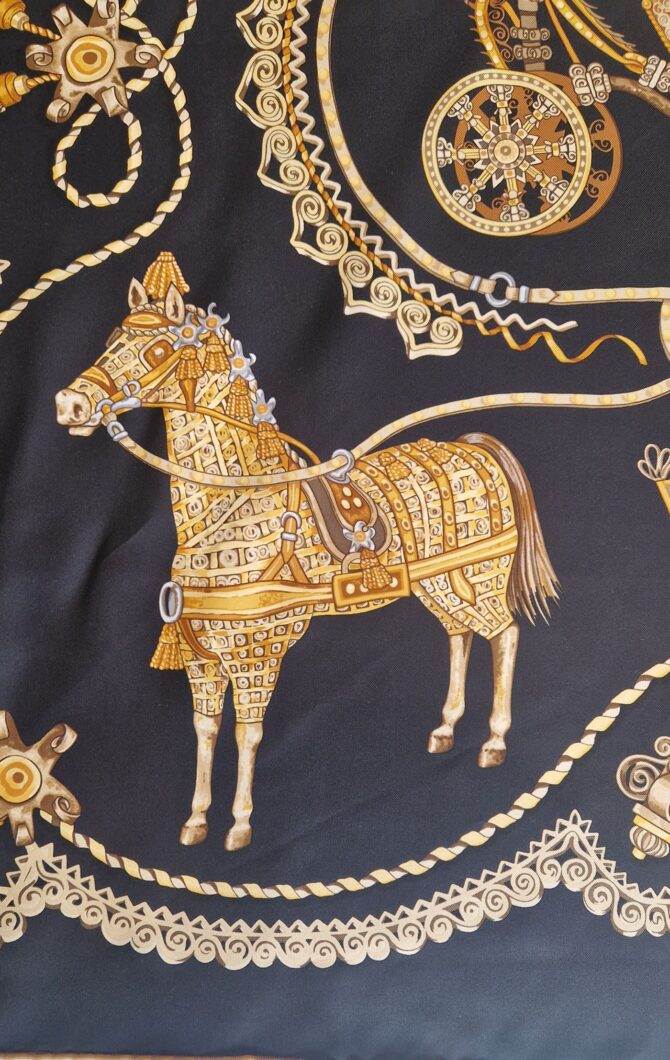Carré Hermès Paperoles par Claudia Stuhlhofer‑Mayr 2000 – Image 4