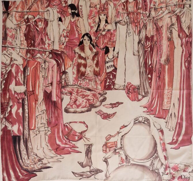 foulard Dior époque john Galliano