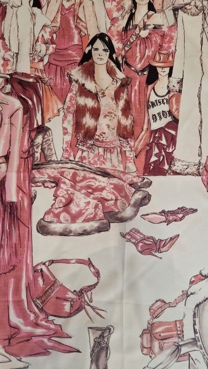 Foulard Dior en soie  époque John Galliano – Image 3