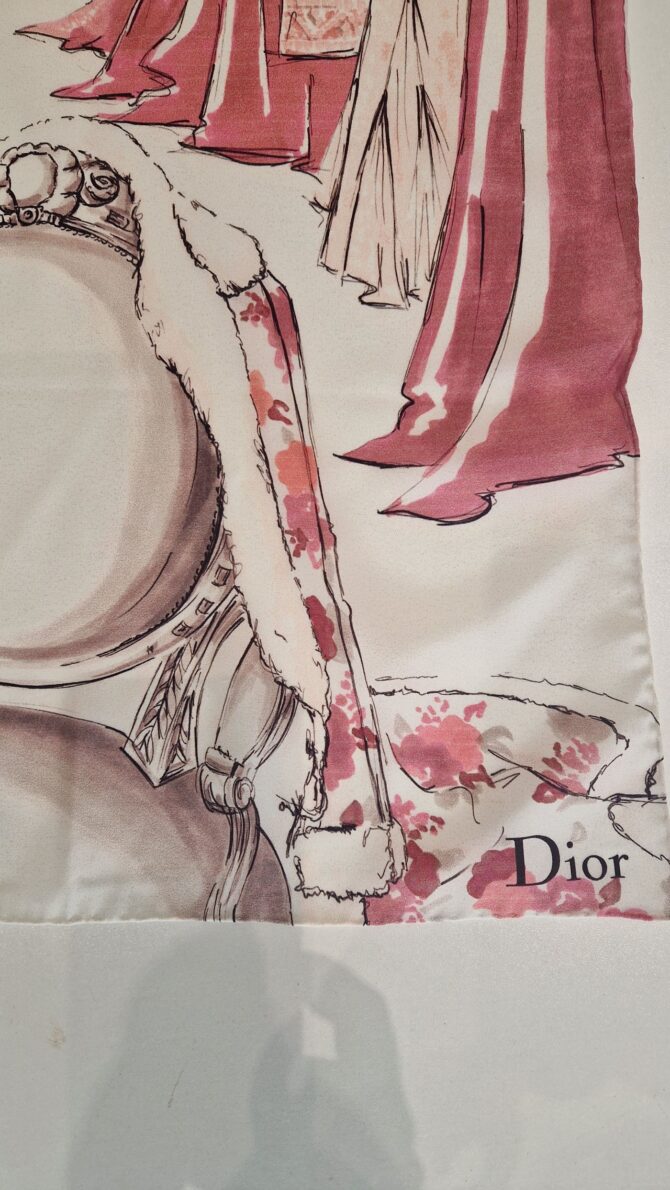 Foulard Dior en soie  époque John Galliano – Image 4