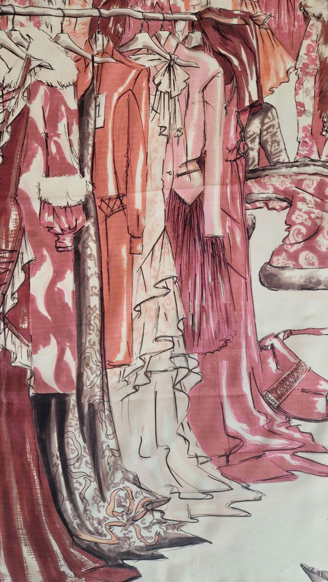 Foulard Dior en soie  époque John Galliano – Image 5