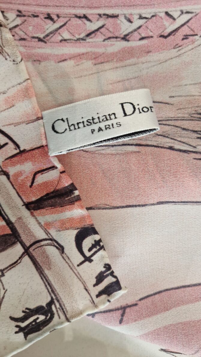 Foulard Dior en soie  époque John Galliano – Image 7