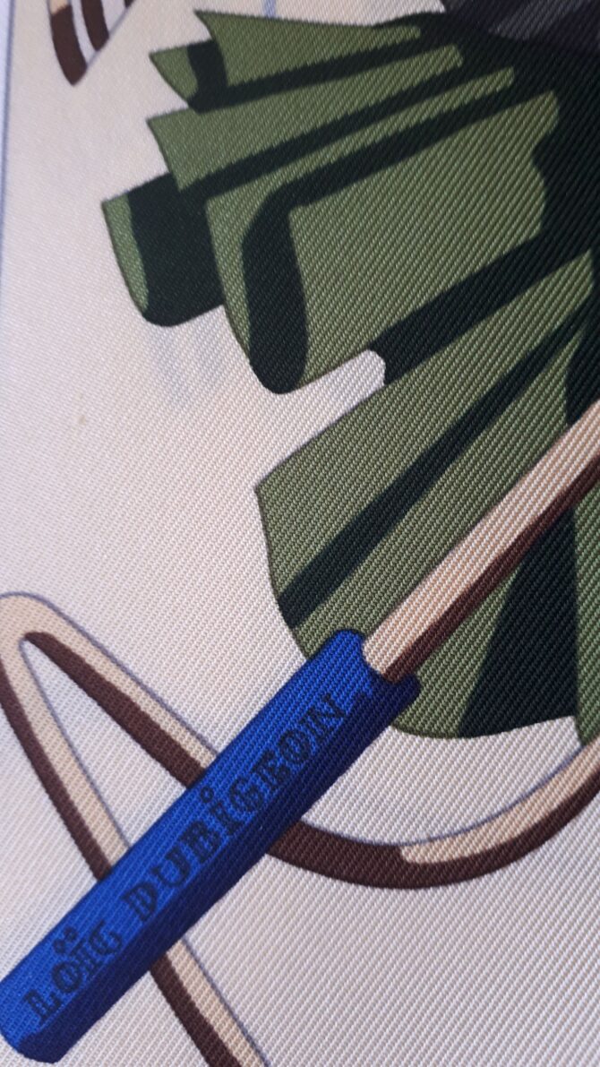 Carré Hermès Charme des plages normandes  par Loic Dubigeon 1999 – Image 6
