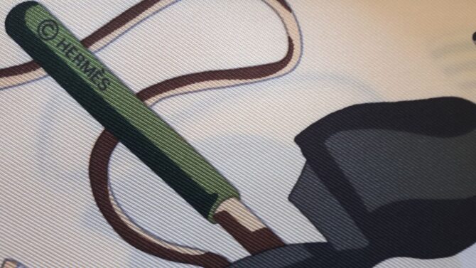 Carré Hermès Charme des plages normandes  par Loic Dubigeon 1999 – Image 7