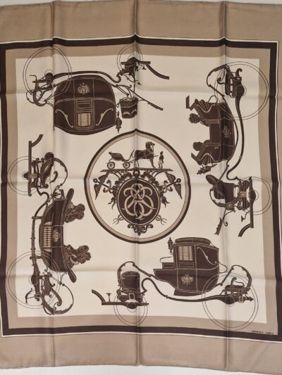 Carré Hermès Ex libris par Hugo Grykar