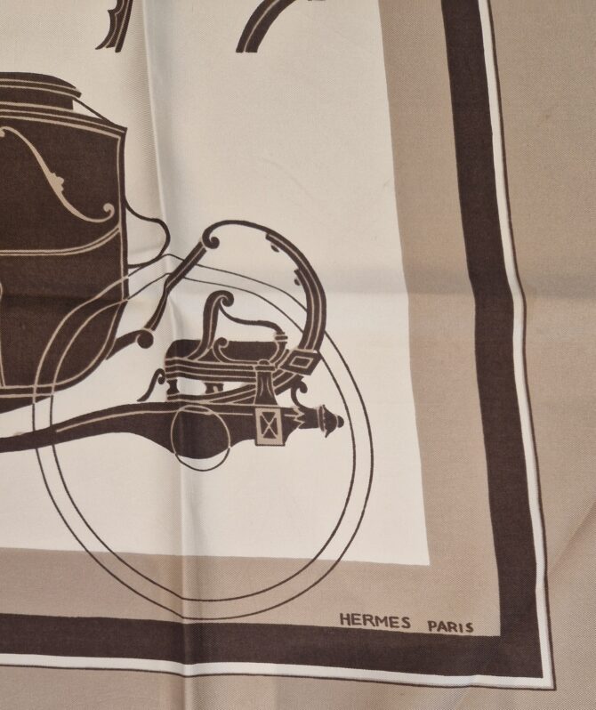 Carré Hermès Ex libris par Hugo Grykar