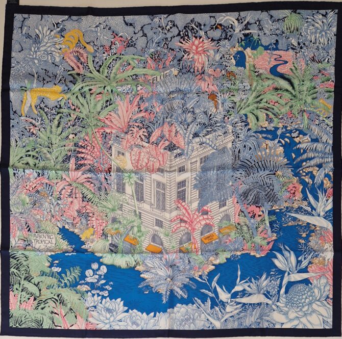 Carré Hermès Faubourg tropical Etat neuf dans sa boîte