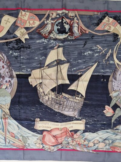 carré hermès christophe découvre l'amérique