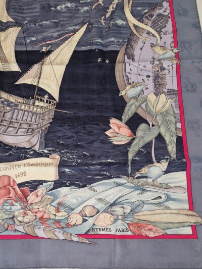 carré hermès christophe découvre l'amérique