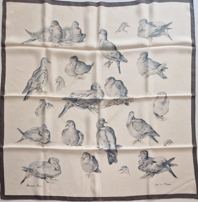 carré hermès les tourterelles