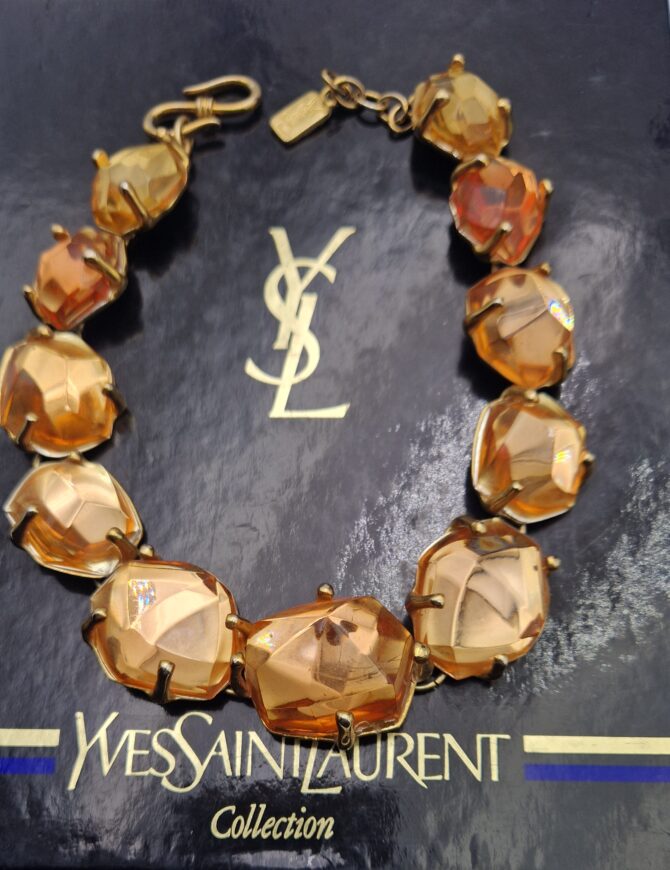 collier vintage yves saint laurent
