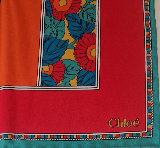 Foulard en soie Chloe – Image 2