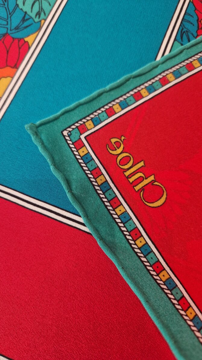 Foulard en soie Chloe – Image 4