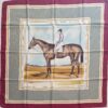 foulard CELINE en soie motif equestre