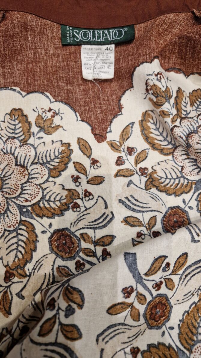 Robe Souleiado création provençale années 90
