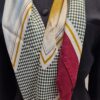 foulard CELINE en soie motif equestre