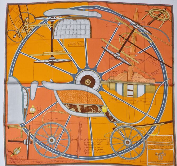 carré hermès petit duc par christian renonciat
