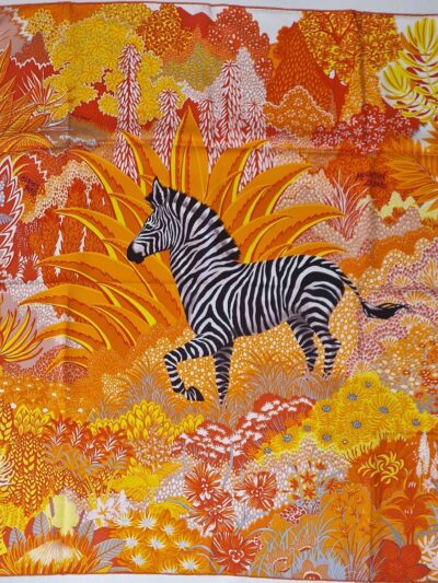 carré hermès mountain zebra