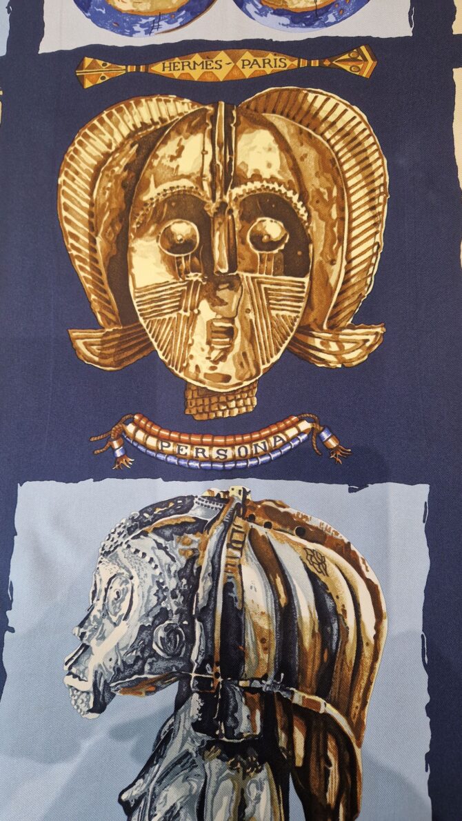 Carre Hermès Persona par Loîc Dubigeon 1997 – Image 3