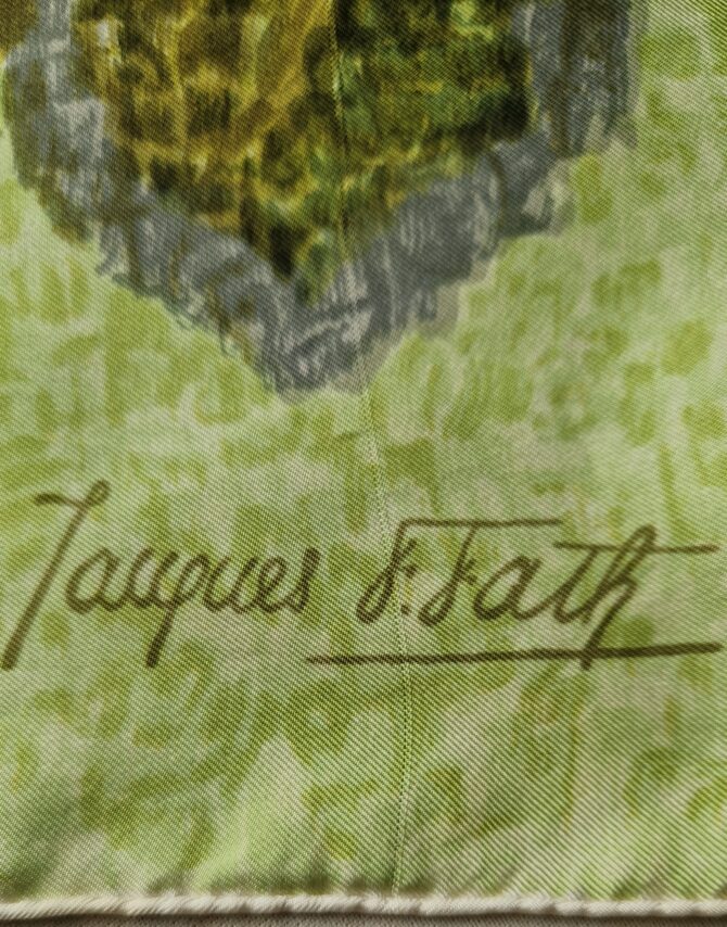 foulard en soie jacques fath