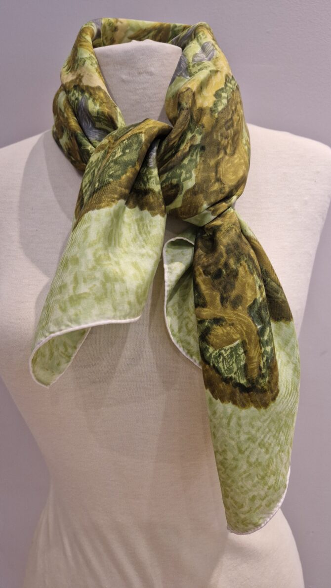 Foulard en soie Jacques Fath années 60 – Image 6