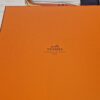 carré hermès cuir du désert détail