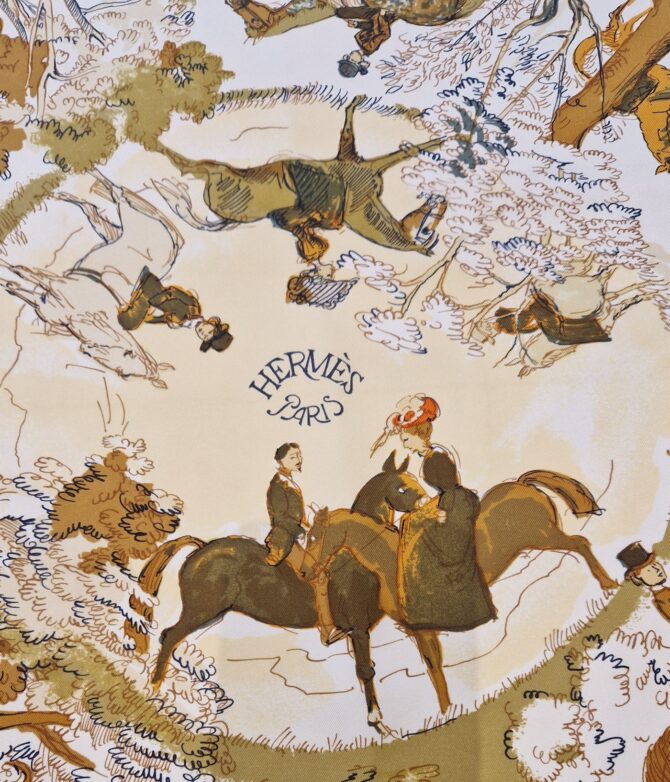Carré Hermès Les amazones II par Philippe Dumas – Image 4