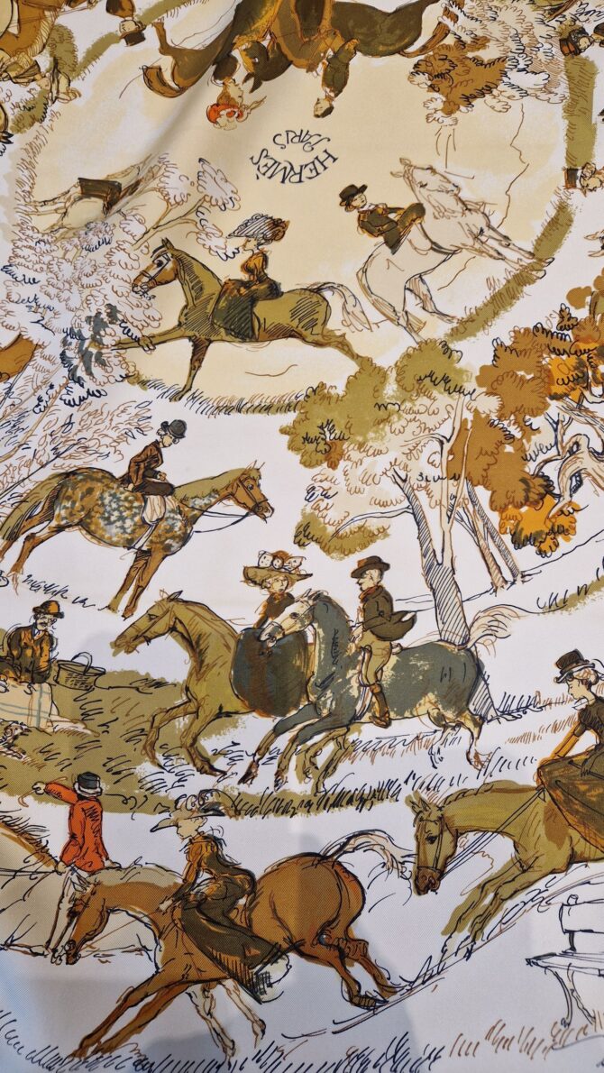 Carré Hermès Les amazones II par Philippe Dumas – Image 6