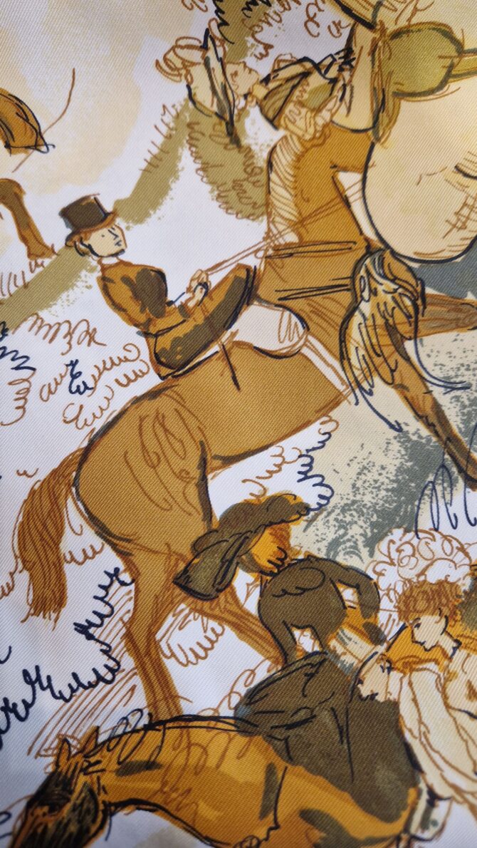 Carré Hermès Les amazones II par Philippe Dumas – Image 7