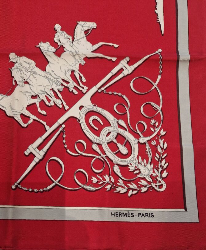 Carré Hermès Phaéton  dessiné par Philippe Ledoux en 1958. – Image 3