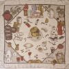foulard longchamp vintage thé ou café