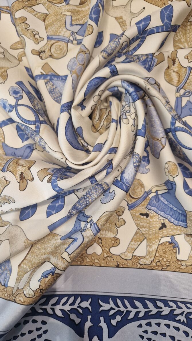 Carré Hermès Early America par Françoise de la Perrière 1976