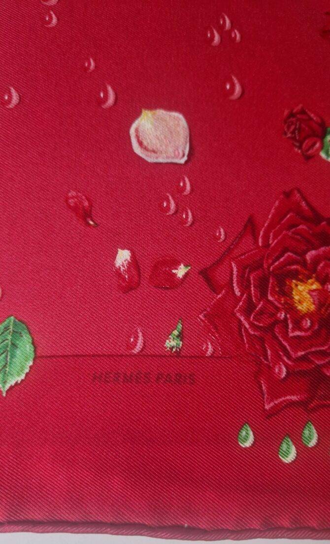 Gavroche ou pochette Hermès La rosée