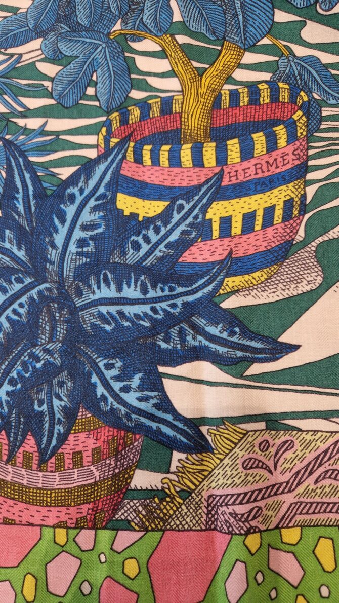 Châle Hermès Cachemire & soie La danse des amazones par Edouard Baribeaud 2020 – Image 4