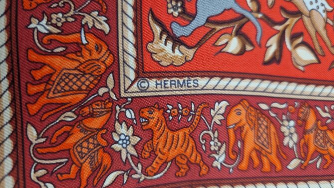 carré Hermès Chasse en Inde