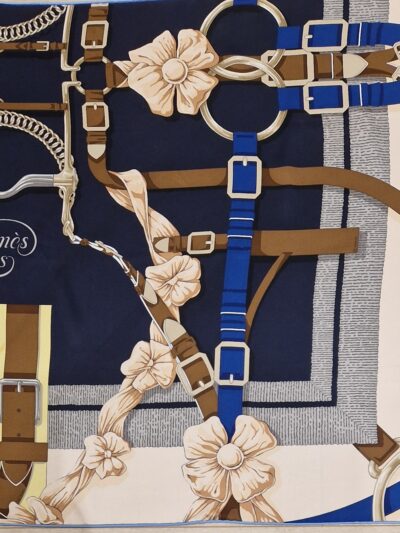 Carré Hermès 65 cm Grand Manège détail