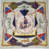 Rare carré hermès saphis marocains par hugo grykar 1953