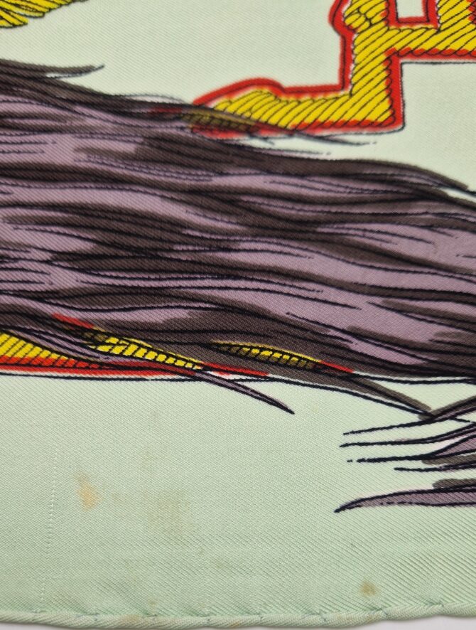 Exceptionnel carré Hermès Saphis marocains par Hugo Grykar 1953 – Image 7