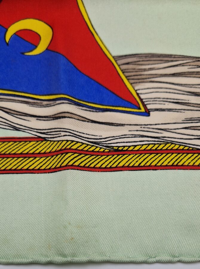 Exceptionnel carré Hermès Saphis marocains par Hugo Grykar 1953 – Image 8